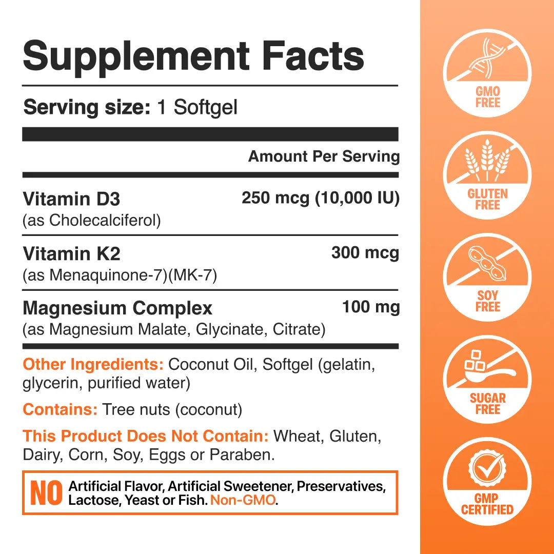 Vitamin D3 & K2 - W