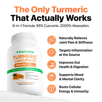 [First Order One-Time Bonus] FREE Turmeric Curcumin 95